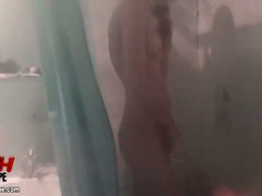 I filmed my babe shower exposed and acquire me off